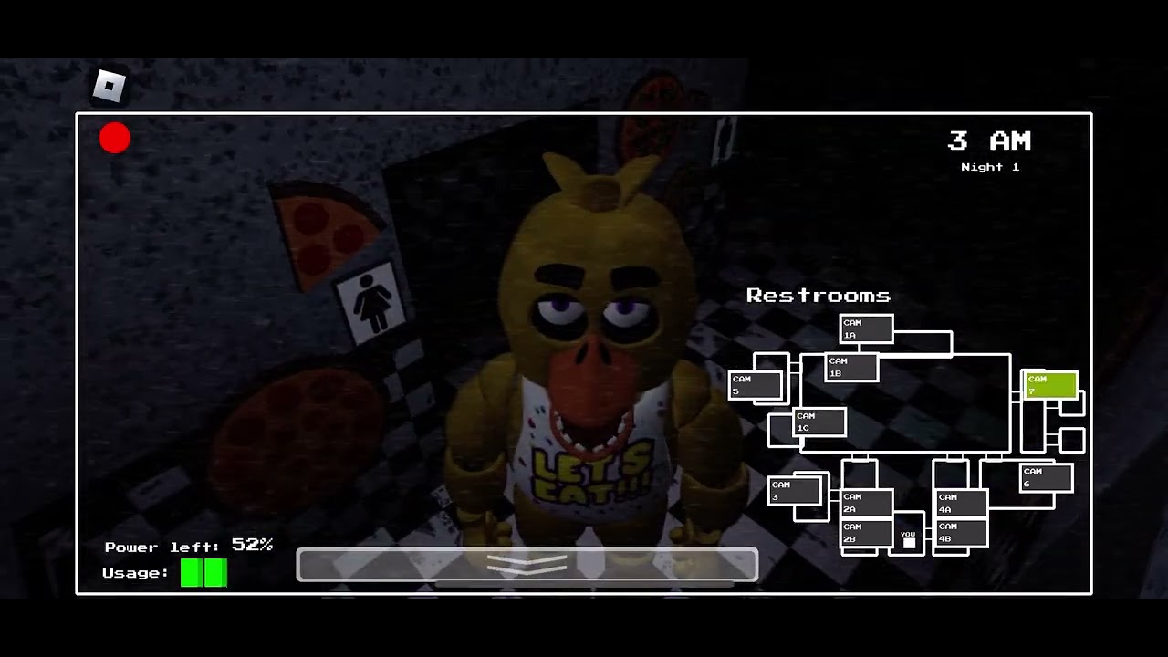 Five nights at freddy REMAKE in Roblox ( Gameplay - Night 1 ) - YouTube