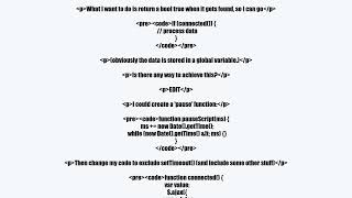 JavaScript set timeout loop return value