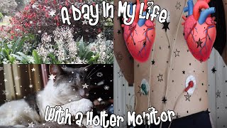 Wearing a 24 Hour Holter Monitor For The First Time! A Day in My Life VLOG