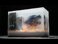 How To Make Godzilla in the City Diorama / Polymer Clay / Epoxy resin