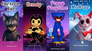 Cartoon Cat - Bendy - Poppy Playtime - Mr Hopp Tiles Hop - Smash Color - Beat Roller