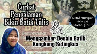 (Bahasa Jawa) Menggambar Desain Motif Batik Kangkung Setingkes #giveaway