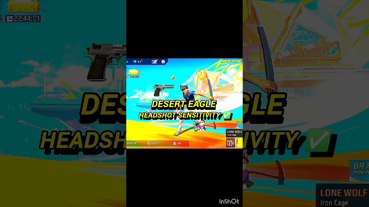 Desert eagle headshot sensitivity 🔥 