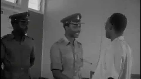 Obafemi Awolowo Released | Arrival in Lagos | Met By Lt. Col. Gowon & Lt. Col. Muhammed | Aug. 1966
