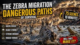 The Great Zebra Migration | A Dangerous Journey Across Africa
