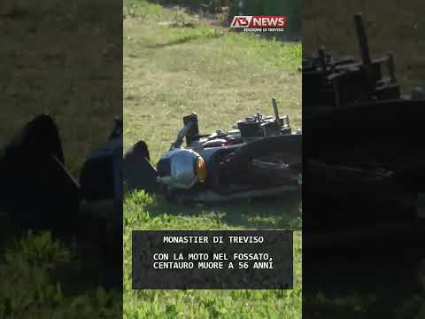 Video CON LA MOTO NEL FOSSATO, CENTAURO MUORE A 56 ANNI | 02/05/2026