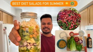 BEST DIET SALADS FOR SUMMER || CHICKPEA SALAD AND RED CABBAGE CILANTRO || TastyTalesBySarthakRohini