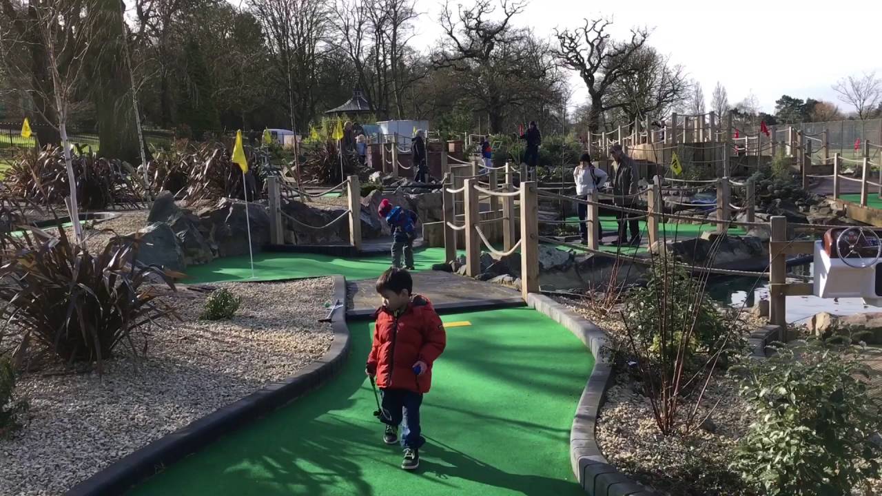 Crazy golf fun in Cannon Hill Park Birmingham YouTube