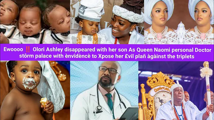 Olori Ashley disappeared with her son As Queen Naomi Doctor stôrm palace to Xpose her Ooni of Ife