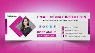 Free Creative Email Signature Template In Photoshop