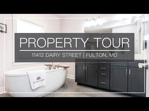 11412 Dairy Street, Fulton, MD home video tour