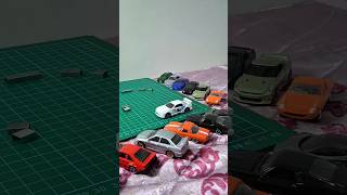 R32 Godzilla drift test - Diecast Stopmotion #car #diecast #stopmotion #hotwheels