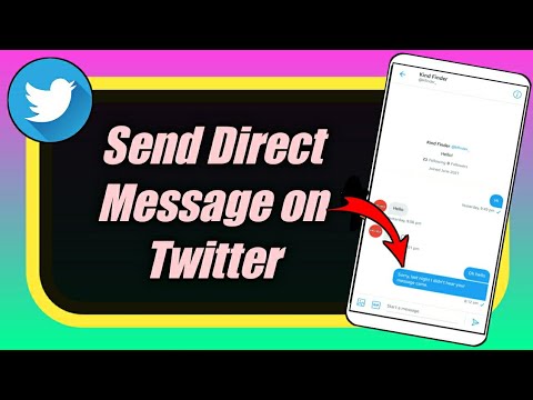 How to send direct message on Twitter 2021