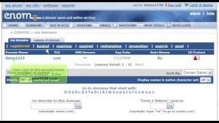 eNom DNS Tutorial: How to update DNS at eNom by HostCheetah.tv