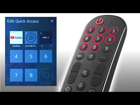 [LG TV] - Create Shortcut Buttons (Quick Access) with the LG Magic Remote (WebOS22)