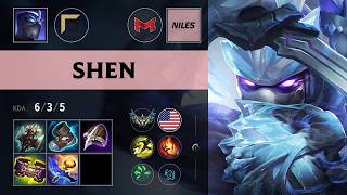 (MU Niles) Shen Top vs Malphite - NA Challenger Patch 26.16