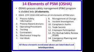 PSM 14 elements
