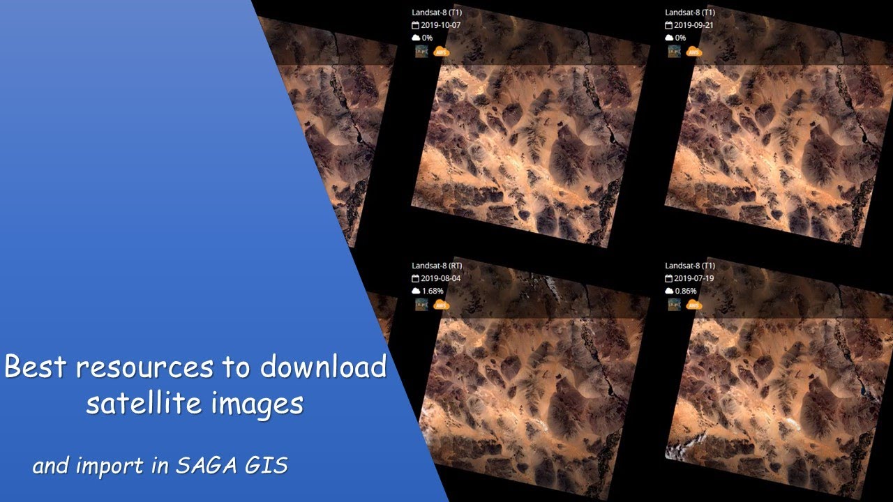 Best resources to download satellite images - YouTube