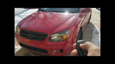 Compustar G15 1way Install/Demo in a 2009 Kia Spectra5