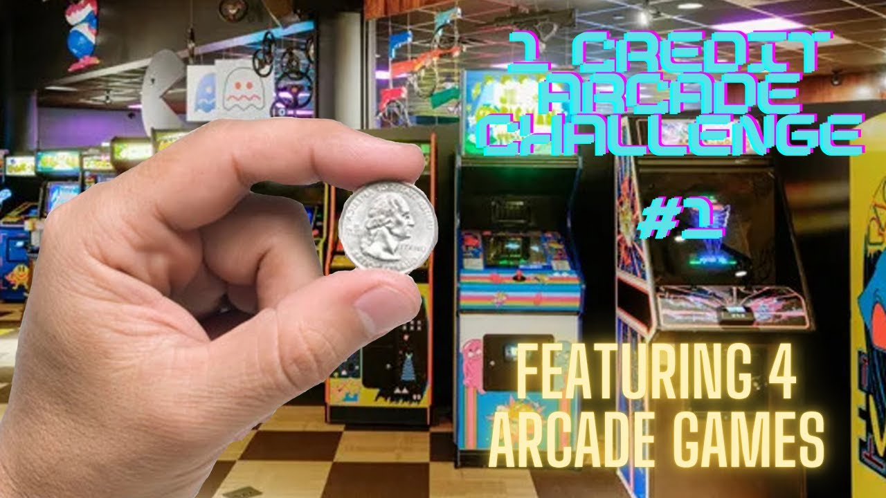 I Play Arcade Games with 1 Credit Only! - 1 Credit Arcade Challenge # ...
