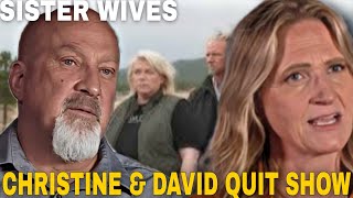 EXCLUSIVE!! Christine & David Woolley QUIT SISTER WIVES over Kids 