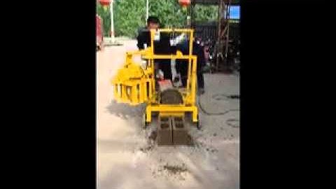 QTF40-3C small mobile home use concrete block machine