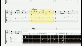 Video thumbnail of "Españoleta - Gaspar Sanz ( 1640 - 1710 ) Guitar tab"