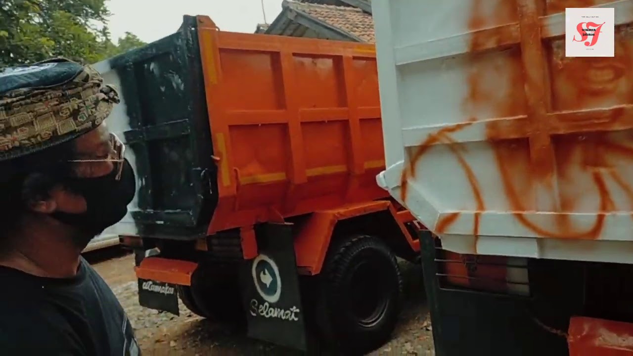 VIRAL!! Fokus dan kecepatan,airbrush mobil dam truck request pelanggan,juragan muda dan juragan tua