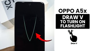 Oppo A5x: Enable "Draw V" Gesture to Turn On Flashlight - Screen Off Gesture screenshot 4