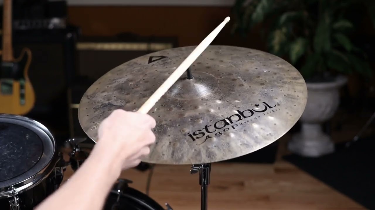 20" Istanbul Agop Xist Dry Dark Crash Cymbal 1338g