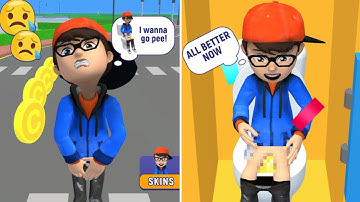 Forward vs Reverse Gaming in Rush Run{I need to pee} | All Levels Gameplay Playthrough Video