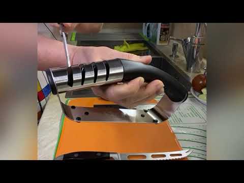 Женщина и заточка ножа! Микро-урок для нас!