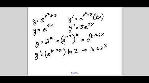 Log Exponential and Inverse Trig Derivatives