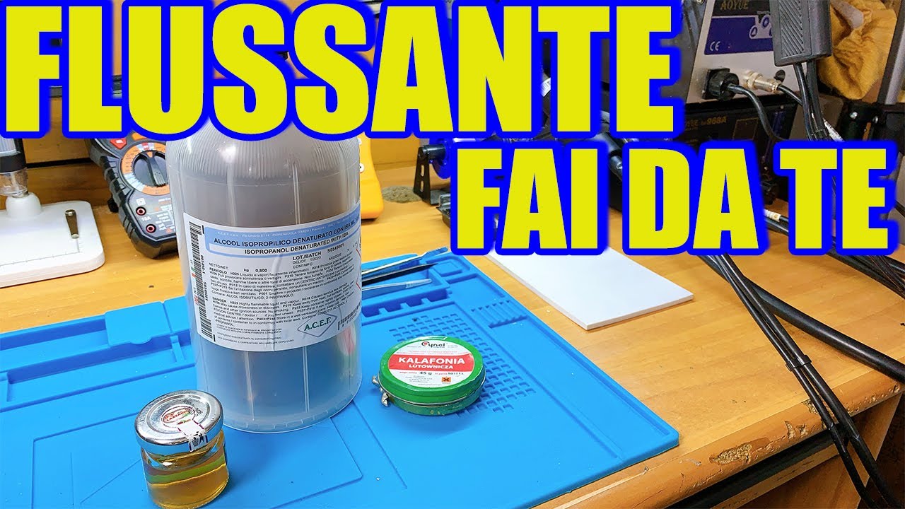 Flussante fatto in casa , How to make Solder flux diy 56 YouTube