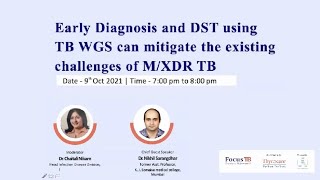 Early Diagnosis and DST using TB Whole Genome Sequencing