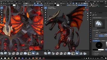 Blender 3D Creature Modeling | Dragon Monster for Unreal & Unity