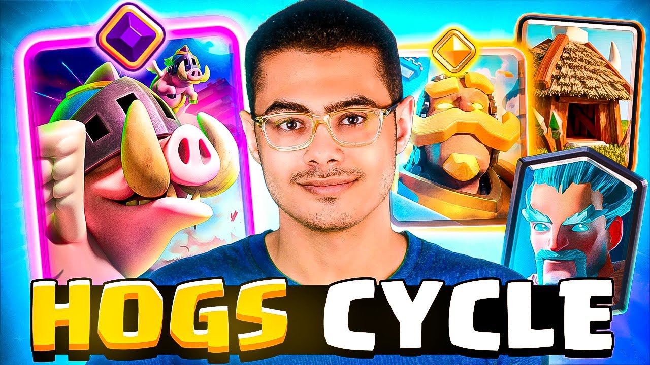 BEST ROYAL HOGS CYCLE DECK 🐷| Clash Royale