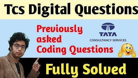 Tcs digital previous year coding questions | Fully Solved | Detailed Explanation | Jobs Adda
