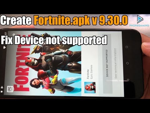 Create Fortnite.apk 9.30.0