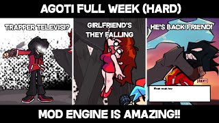 New engine but Amazing! | Friday Night Funkin Mod Showcase V.S. AGOTI Full Week (Hard)