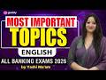 Most Important Topics in English for all Banking Exams 2026 | By Yashi Pandey Ma’am