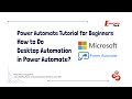 3: How to Do Desktop Automation in Power Automate? | Practical Example with Excel & Training Order