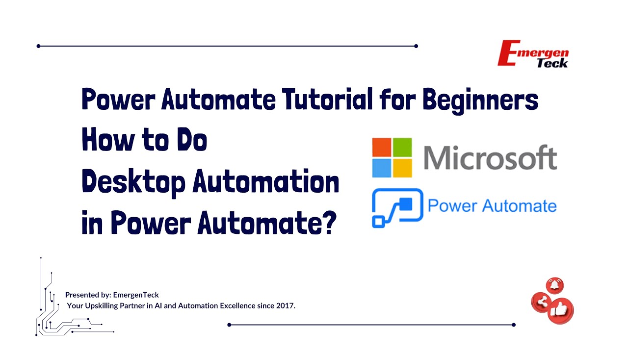 3: How to Do Desktop Automation in Power Automate? | Practical Example ...