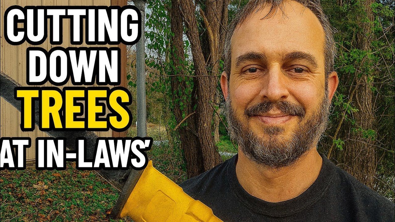 Cutting Down Trees at My In-Laws’ Property | DeWALT Sawzall Cleanup & Yard Work