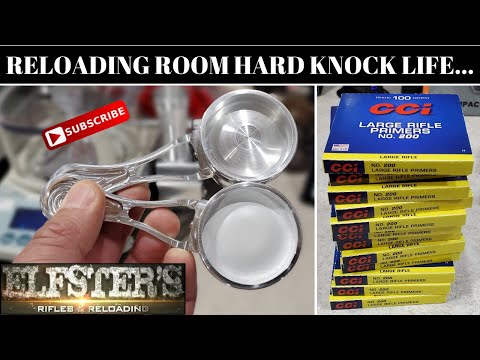 PRIMERS POWDER BULLETS & EPOXY PAN WEIGHT TRIBULATIONS