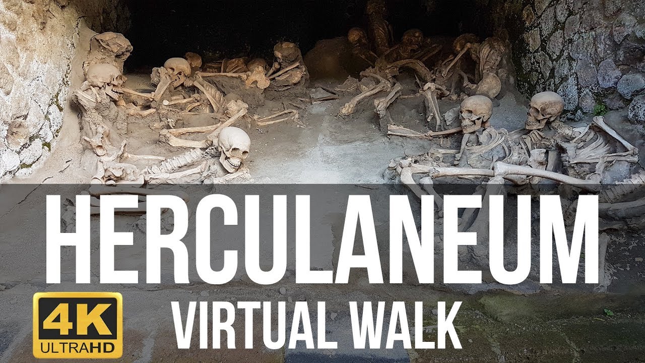 Herculaneum, Italy Walking Tour in 4K
