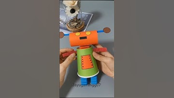 Amazing Paper Robot Craft for Kids ✂️🖍️ #shorts #papercraft