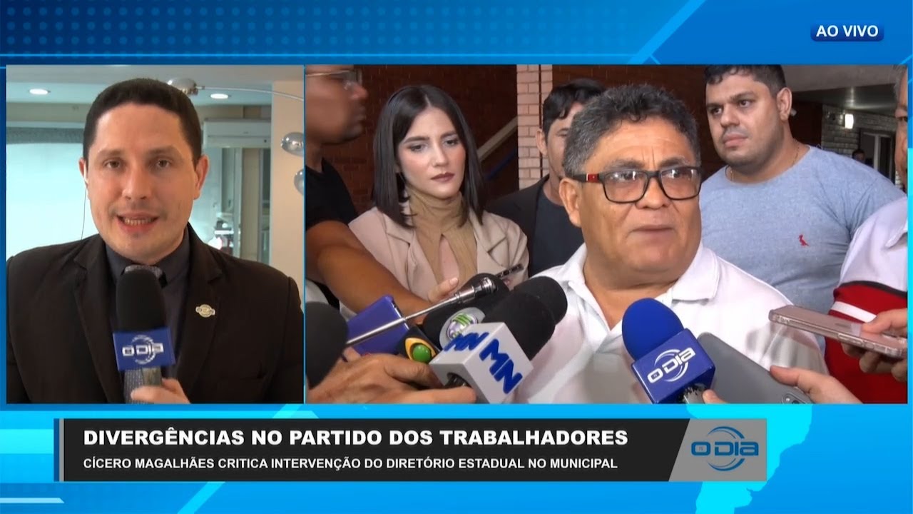 Cícero Magalhães critica intervenções estaduais em Diretório do PT em Teresina 25 08 2023
