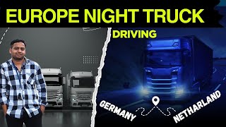 🇪🇺 Europe Night truck driving 🇩🇪 Germany  / how to pay parking in Europe / +36205305544