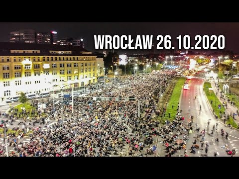 Blokada Wrocławia 26.10.2020